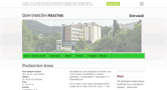 Desktop Screenshot of dom-hrastnik.si